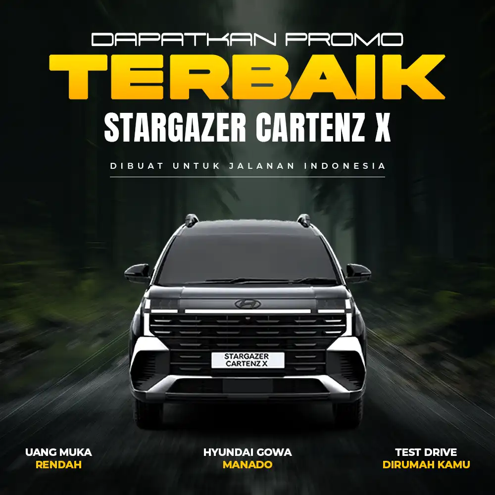 Layanan fast track konsultasi kredit gratis unit Hyundai Stargazer Cartenz X via smartphone di Dealer Hyundai Gowa Manado