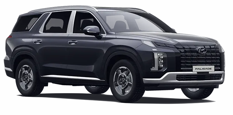 Visual rona bodi kokoh Graphite Gray Metallic mobil SUV premium Hyundai Palisade Sulawesi Utara