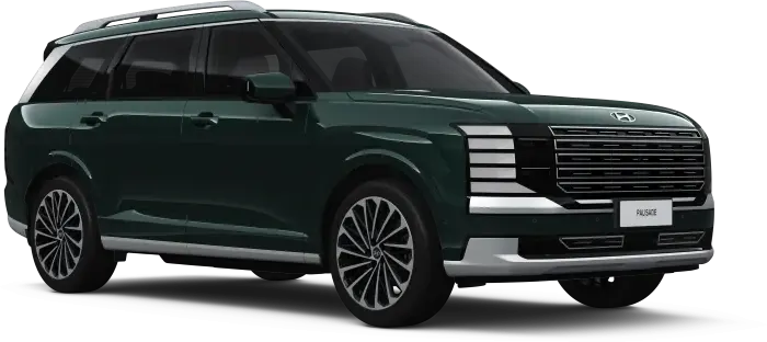 Karakter eksklusif pilihan warna unik Robust Emerald Pearl Hyundai Palisade Hybrid diler Manado