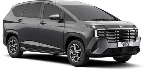 Varian warna Titan Gray Metallic yang kokoh untuk unit keluarga Hyundai Stargazer Cartenz Manado