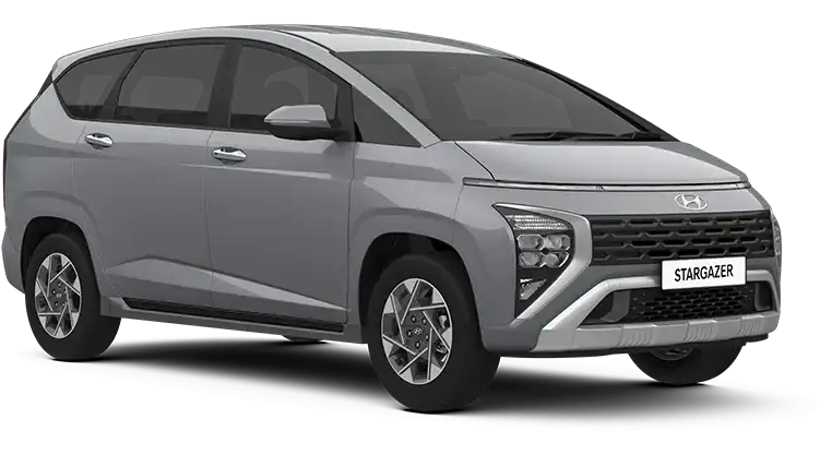 Pilihan warna bodi cerah Magnetic Silver Metallic mobil Hyundai Stargazer di Gowa Manado