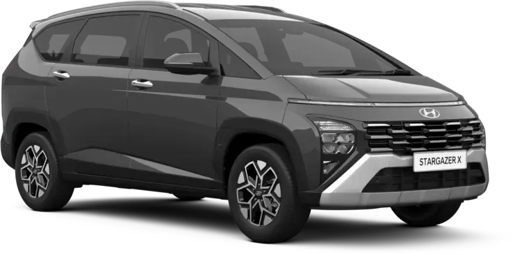 Varian warna abu-abu kokoh Titan Gray Metallic untuk Crossover MPV Hyundai Stargazer X Sulawesi Utara