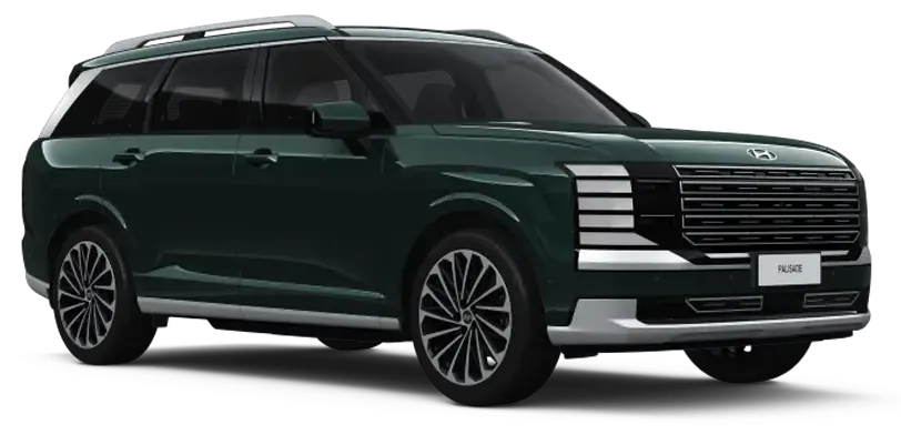 SUV Premium Hyundai Palisade Hybrid Robush Emerald di Hyundai Gowa Manado.