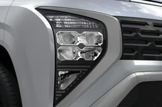 Tampilan lampu utama Exterior LED Headlight yang futuristik pada Hyundai Stargazer Manado