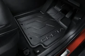 Aksesoris karpet lantai premium 3D Mat resmi untuk Hyundai New Creta Manado