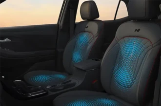 Fasilitas jok sejuk berpendingin udara Front row Ventilated Seats kursi depan Hyundai New Creta Sulawesi Utara