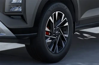 Desain velg sporty besar N Line Exclusive 18 inch Diamond Cut Wheel Hyundai New Creta Sulawesi Utara