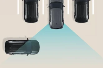 Radar pelindung deteksi kendaraan melintas dari samping saat mundur RCCA Hyundai New Creta Manado