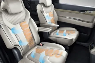 Fitur kemewahan kursi penghangat dan pendingin Heated and Ventilated Seat Hyundai Palisade Manado