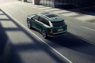 Fitur otomatis asisten penjaga tengah lajur kemudi Lane Following Assist 2.0 Hyundai Palisade Hybrid Sulawesi Utara