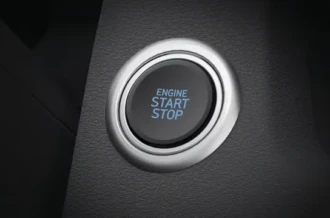 Tombol menyalakan mesin praktis Push Button Start Engine fitur modern Hyundai Stargazer diler Manado