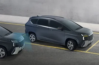 Radar sensor titik buta Blind Spot Collision Avoidance Assist pada Hyundai Stargazer Cartenz Manado