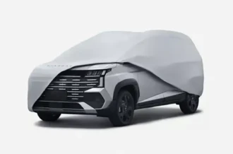 Kain selimut pelindung bodi mobil Car Cover resmi penahan cuaca ekstrem Hyundai Stargazer Cartenz X diler Manado