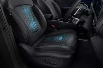 Fasilitas kenyamanan premium Driver Ventilated Seat kursi berpendingin pada Hyundai Stargazer Cartenz X Manado