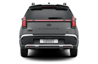 Tampilan eksterior tampak belakang dengan lampu H-shape futuristik Hyundai Stargazer Cartenz X Manado