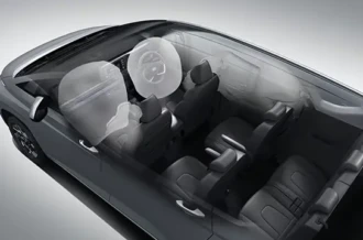 Sistem proteksi pasif 6 Airbag system menyeluruh untuk perlindungan kabin Hyundai Stargazer X Manado