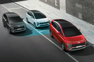 Radar pengaman titik buta kemudi Blind Spot Collision Avoidance Assist BCA pada Hyundai Stargazer X Manado