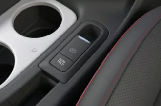 Detail tombol rem tangan elektrik Electric Parking Brake EPB dan Auto Hold Hyundai Stargazer X Manado