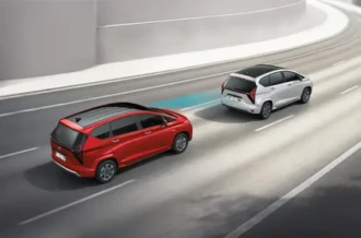 Radar sistem pengereman darurat otomatis Forward Collision Avoidance Assist FCA Hyundai Stargazer X diler Manado