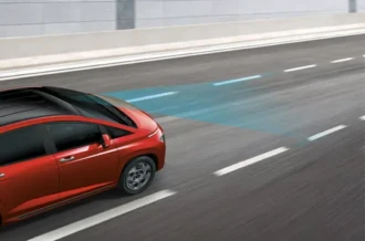 Radar peringatan dan pencegah mobil keluar lajur jalan Lane Keeping Assist LKA Hyundai Stargazer X Manado